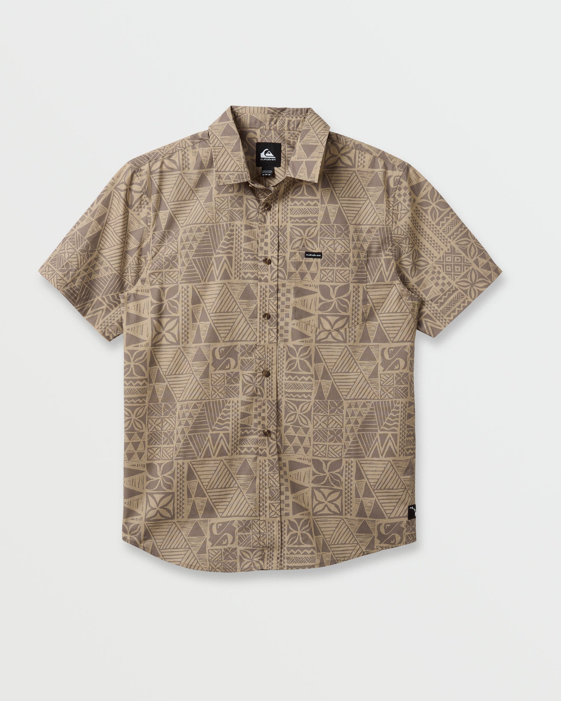 Makaha Classic Short Sleeve Shirt - Twill - Quick Silver