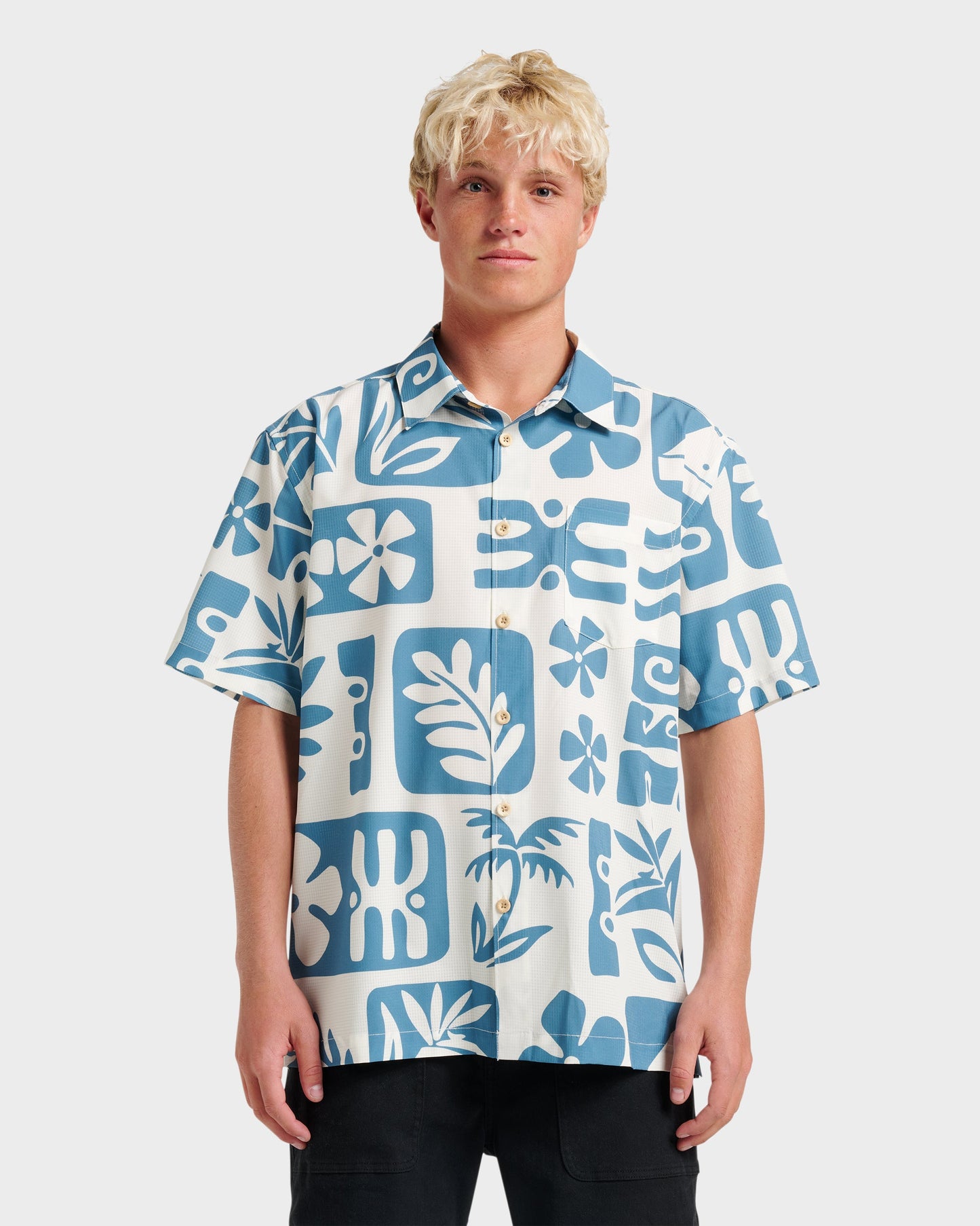 Waterman Dunes Shirt - White - Quick Silver