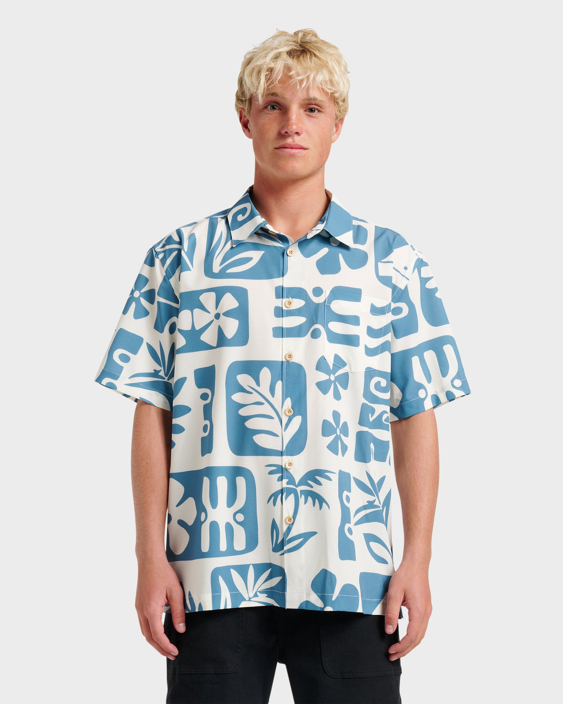 Waterman Dunes Shirt - White - Quick Silver