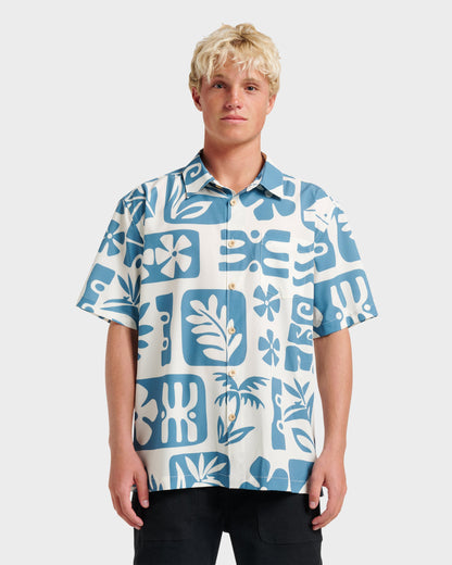 Waterman Dunes Shirt - White - Quick Silver