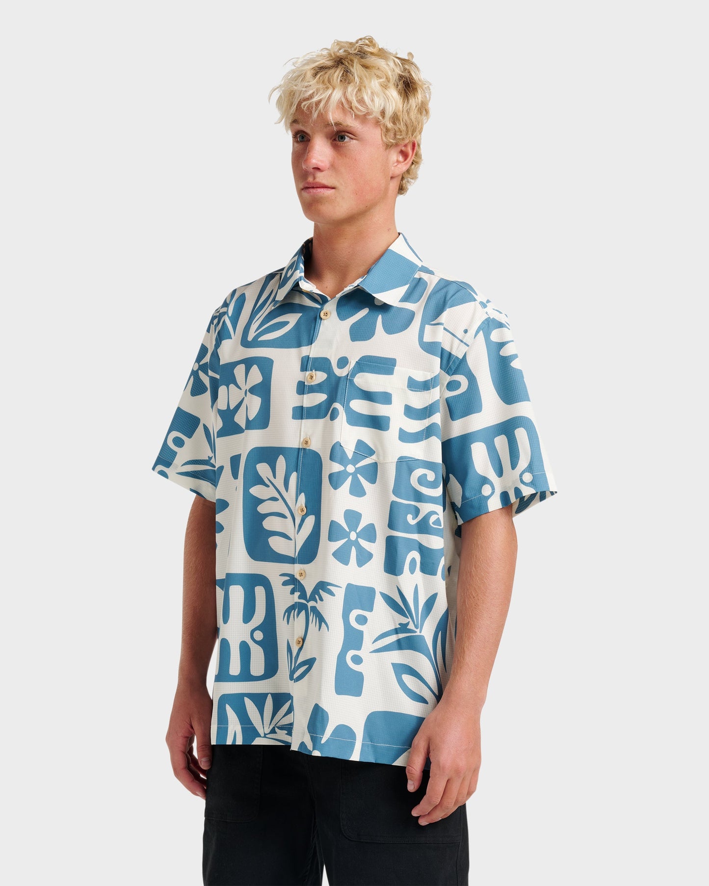 Waterman Dunes Shirt - White - Quick Silver