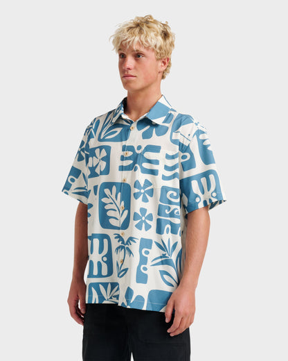 Waterman Dunes Shirt - White - Quick Silver