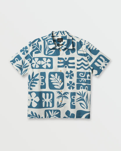 Waterman Dunes Shirt - White - Quick Silver