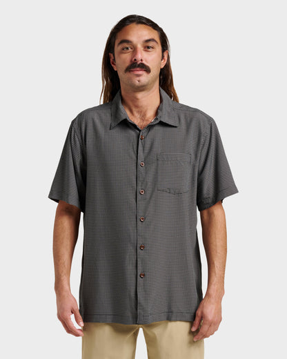 Waterman Check Out Shirt - Phantom - Quick Silver