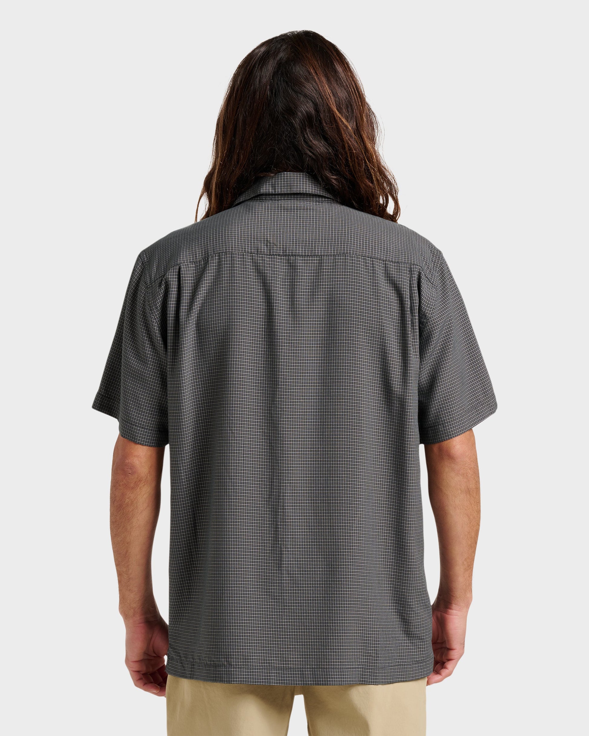 Waterman Check Out Shirt - Phantom - Quick Silver