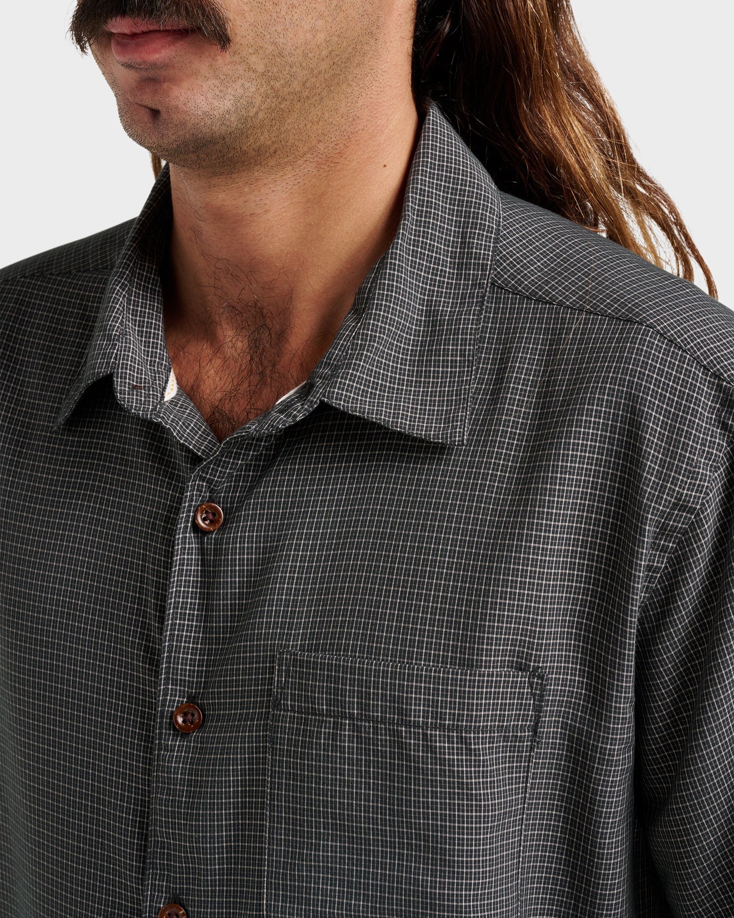 Waterman Check Out Shirt - Phantom - Quick Silver