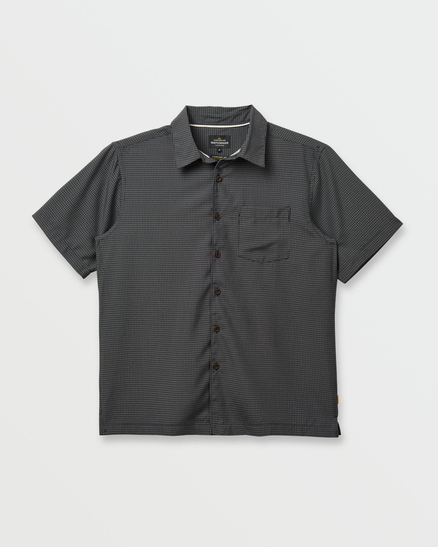 Waterman Check Out Shirt - Phantom - Quick Silver