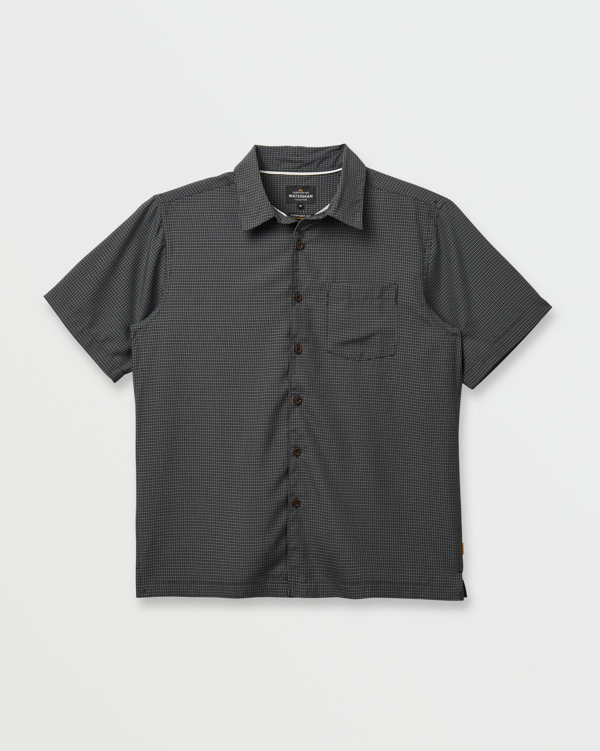Waterman Check Out Shirt - Phantom - Quick Silver