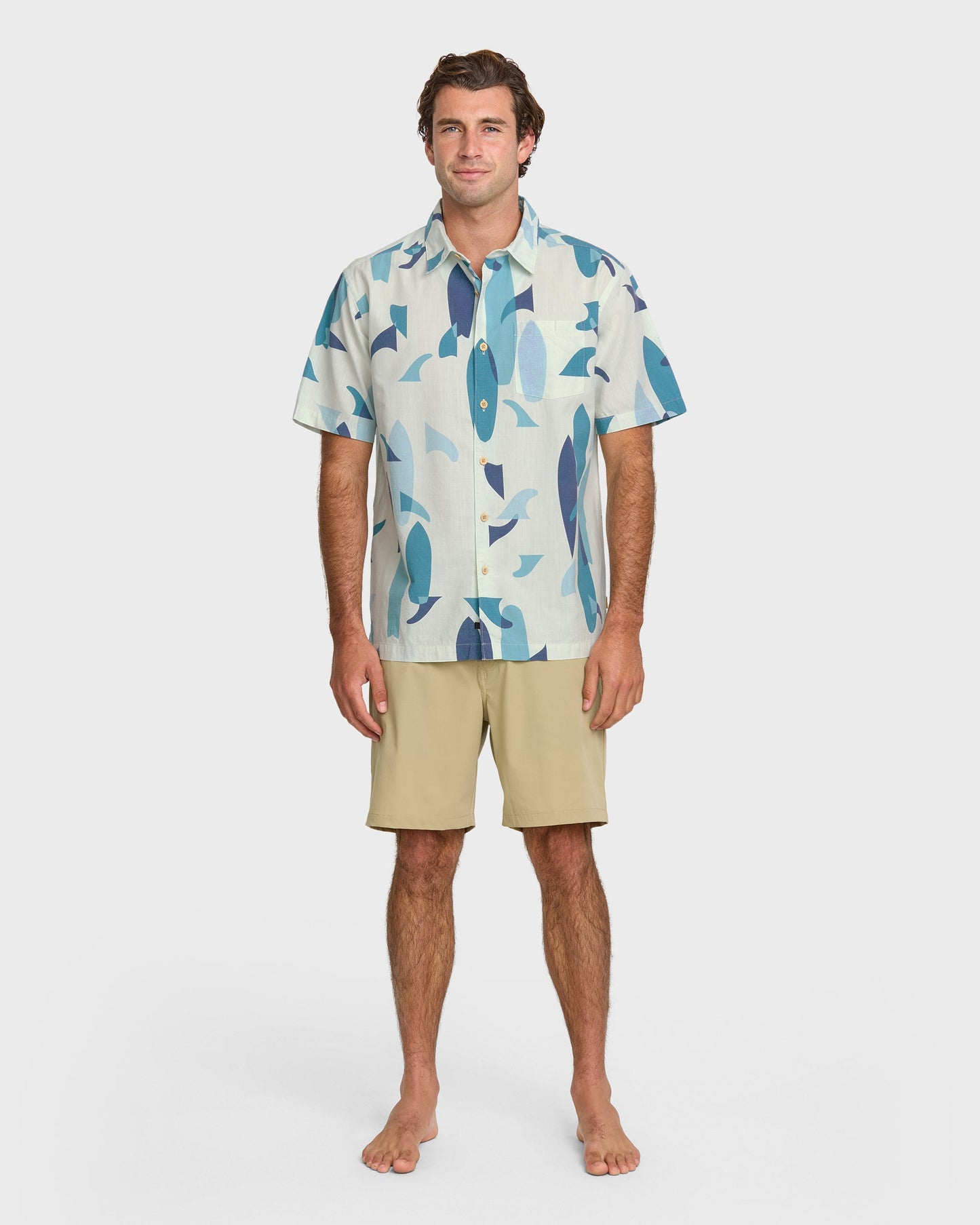 Waterman Boardo Shirt - Sea Blue - Quick Silver
