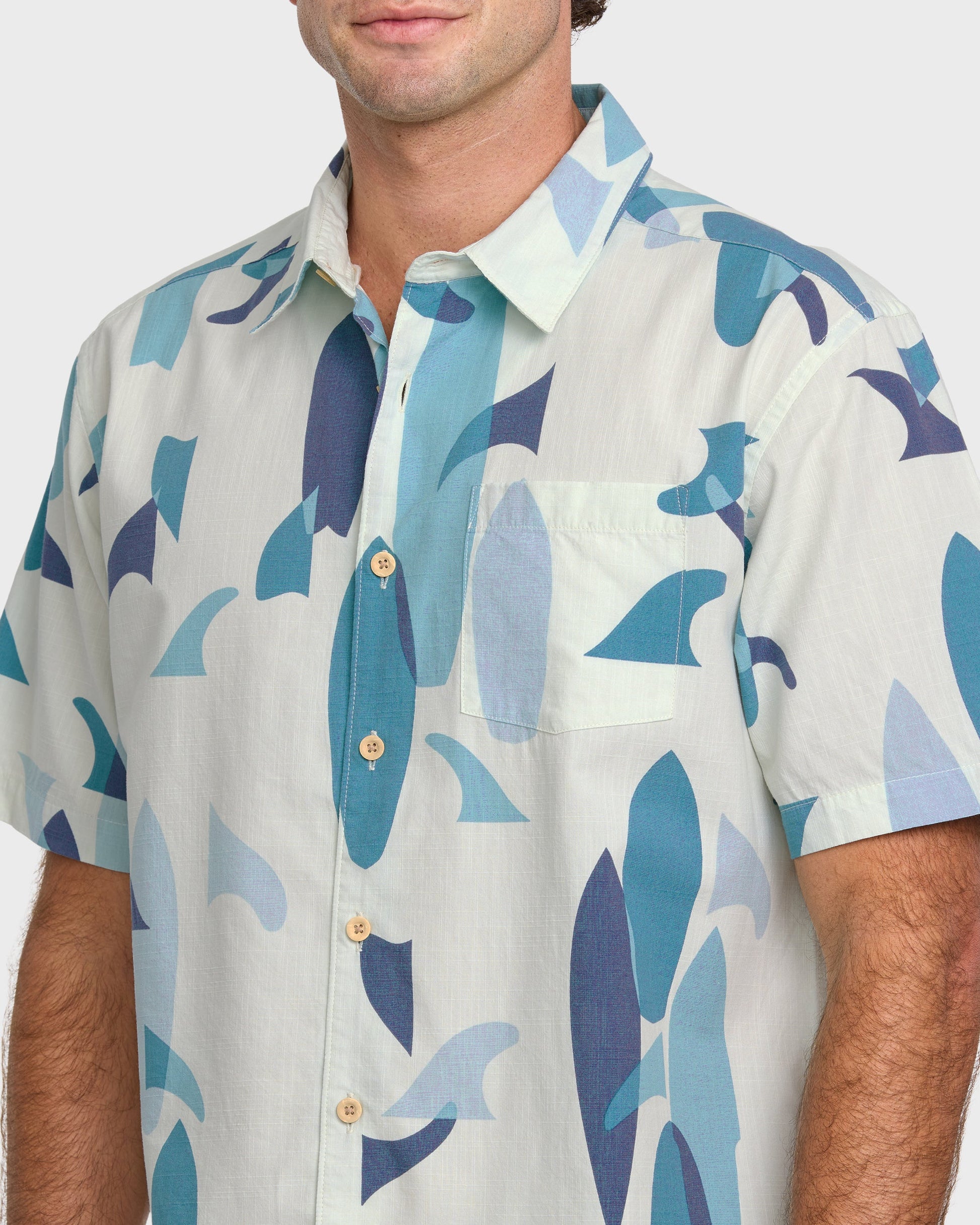 Waterman Boardo Shirt - Sea Blue - Quick Silver