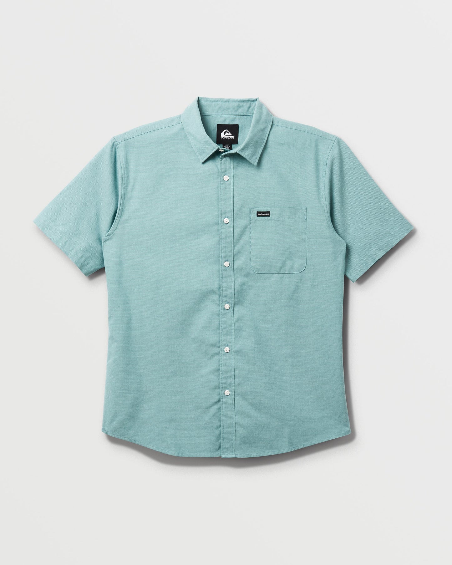 Shoreline Classic Short Sleeve Shirt - Dusty Turquoise - Quick Silver