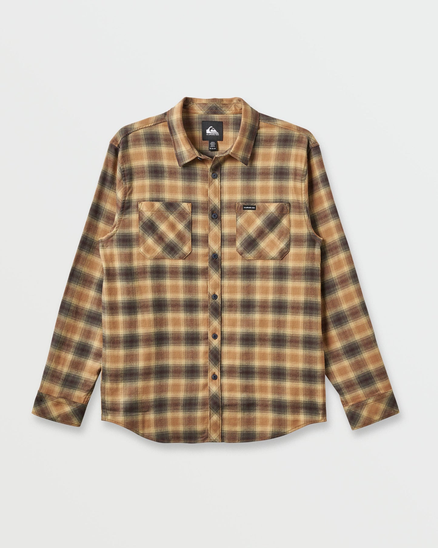Terrace Stretch Flannel Shirt - Almond - Quick Silver