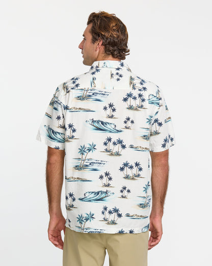 Waterman Day Dreamin' Shirt - White - Quick Silver