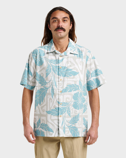 Waterman Beach Shack Shirt - White - Quick Silver
