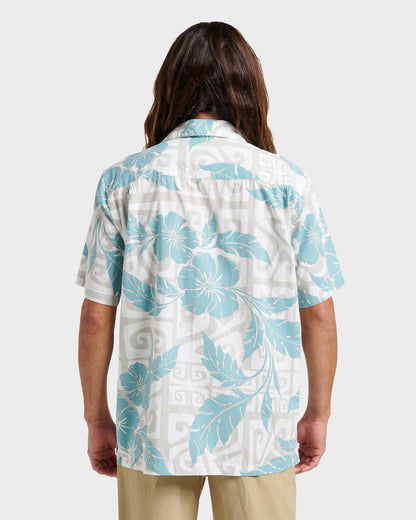 Waterman Beach Shack Shirt - White - Quick Silver
