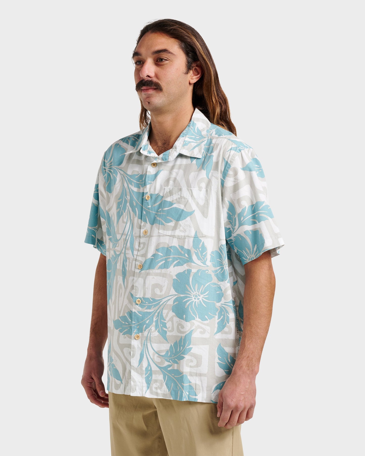 Waterman Beach Shack Shirt - White - Quick Silver