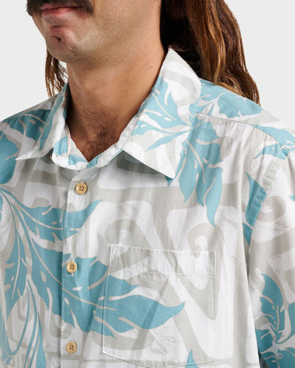 Waterman Beach Shack Shirt - White - Quick Silver