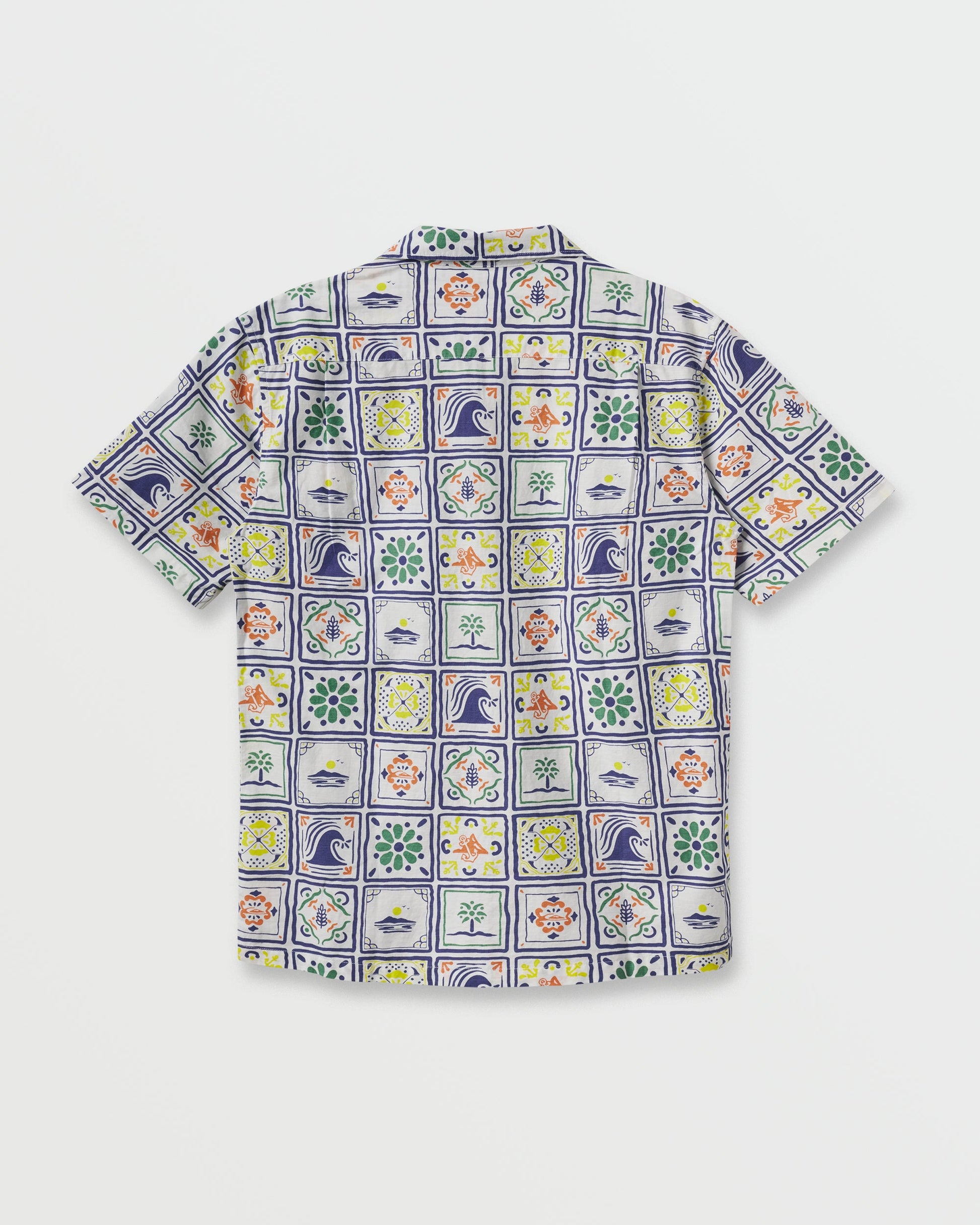 Quiksilver x Pacifico Baja Casual Short Sleeve Shirt - Off White - Quick Silver