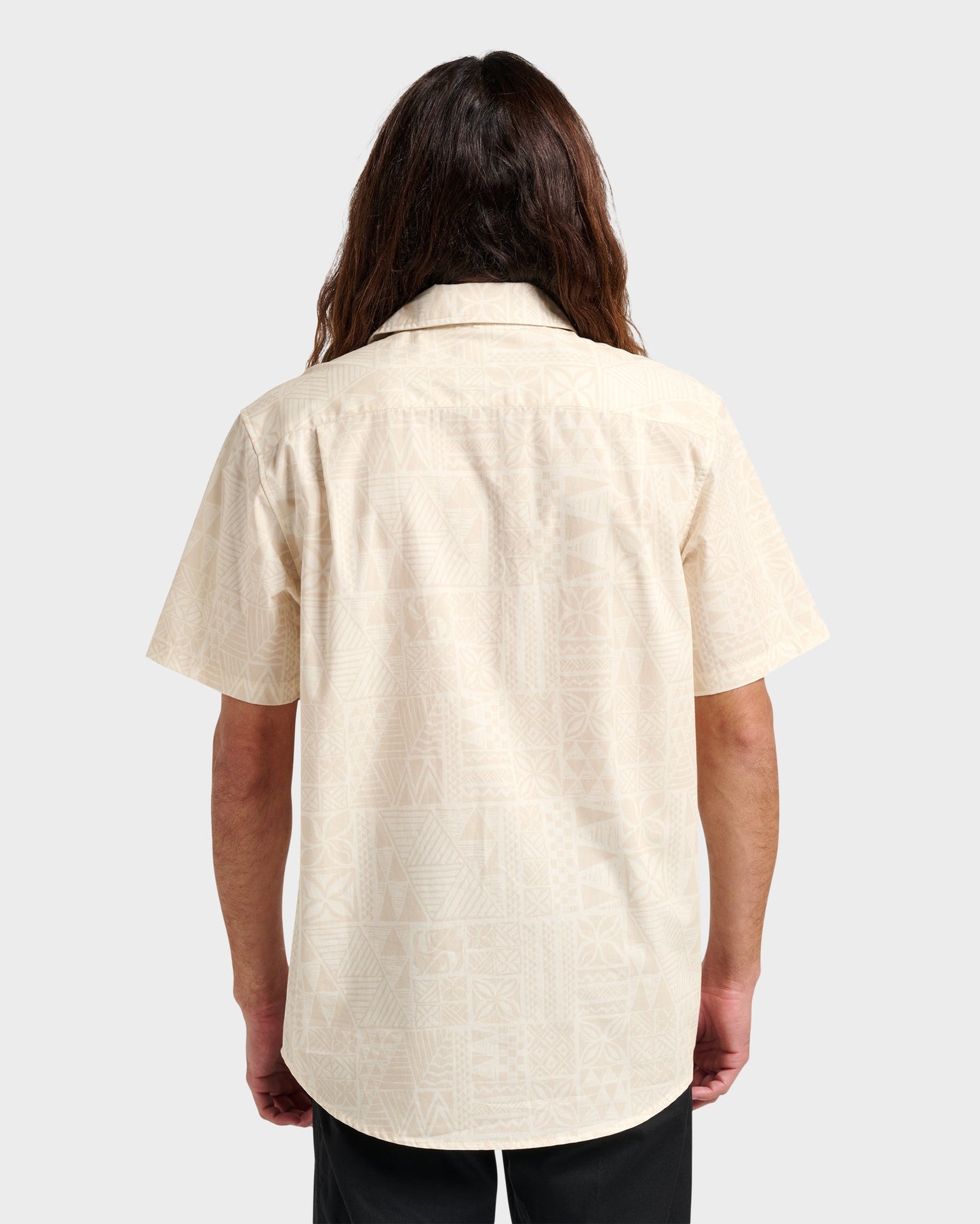 Makaha Classic Short Sleeve Shirt - Off White - Quick Silver