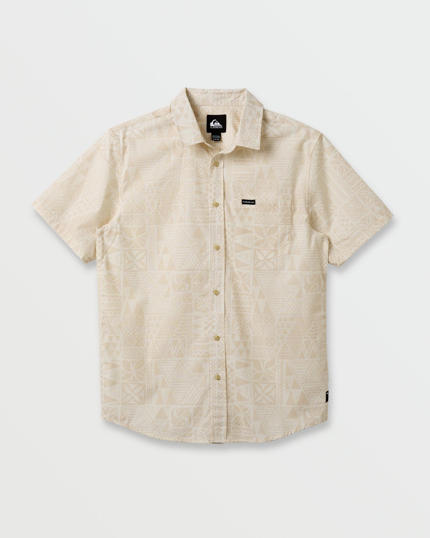 Makaha Classic Short Sleeve Shirt - Off White - Quick Silver