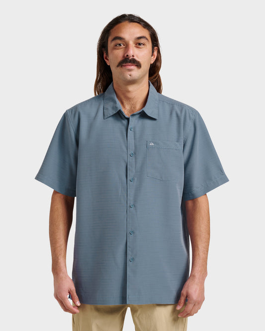 Waterman Centinela Premium Anti-Wrinkle Shirt - Flint Stone - Quick Silver