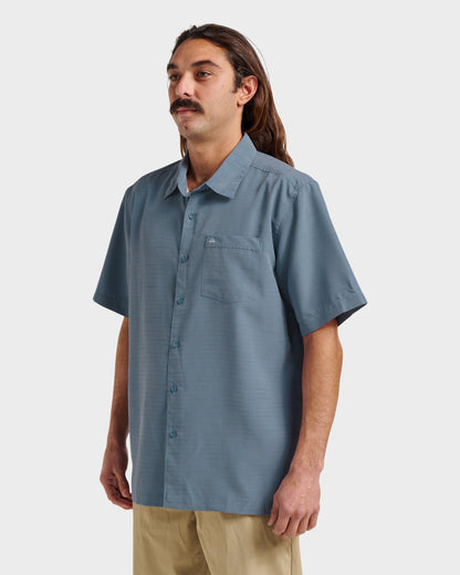 Waterman Centinela Premium Anti-Wrinkle Shirt - Flint Stone - Quick Silver