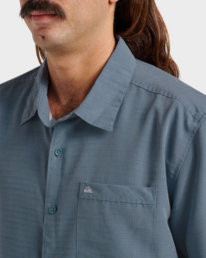 Waterman Centinela Premium Anti-Wrinkle Shirt - Flint Stone - Quick Silver
