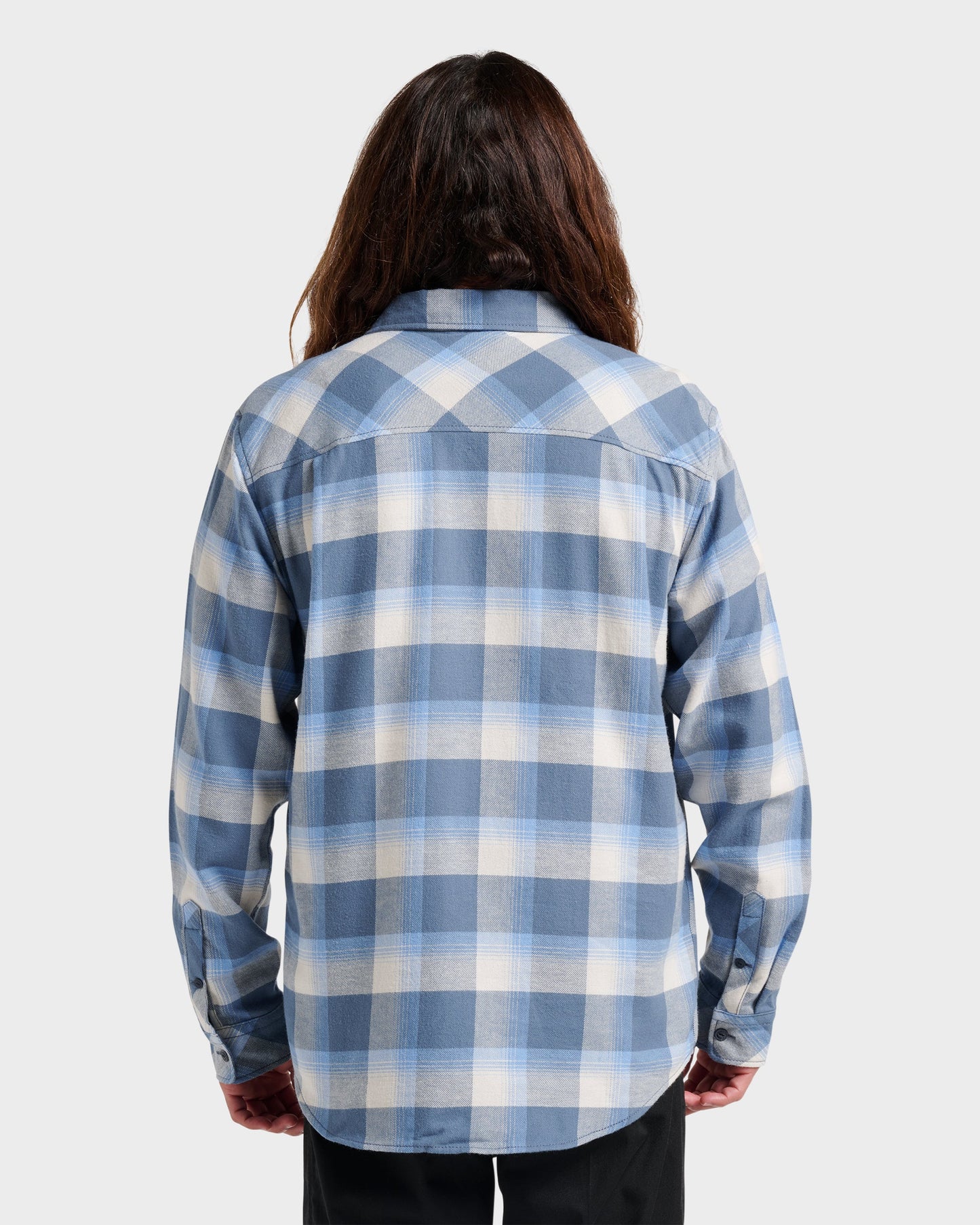 Penmar Check Flannel Shirt - China Blue - Quick Silver