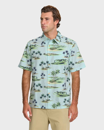 Waterman Day Dreamin' Shirt - Cool Blue - Quick Silver