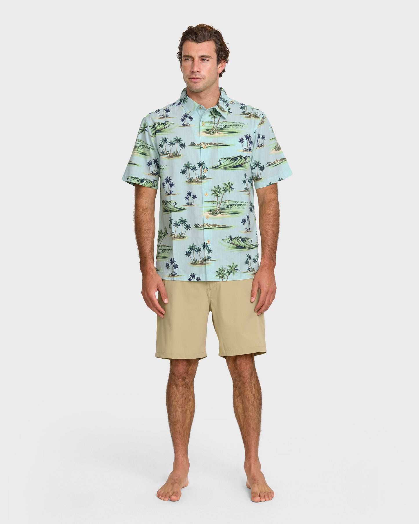 Waterman Day Dreamin' Shirt - Cool Blue - Quick Silver
