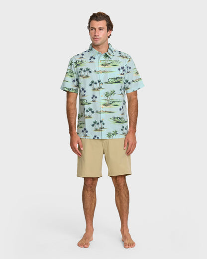Waterman Day Dreamin' Shirt - Cool Blue - Quick Silver