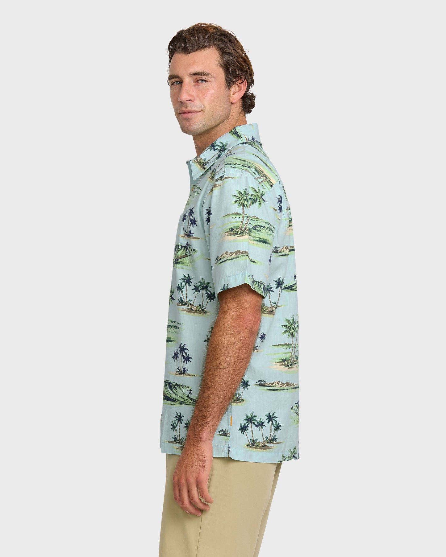 Waterman Day Dreamin' Shirt - Cool Blue - Quick Silver