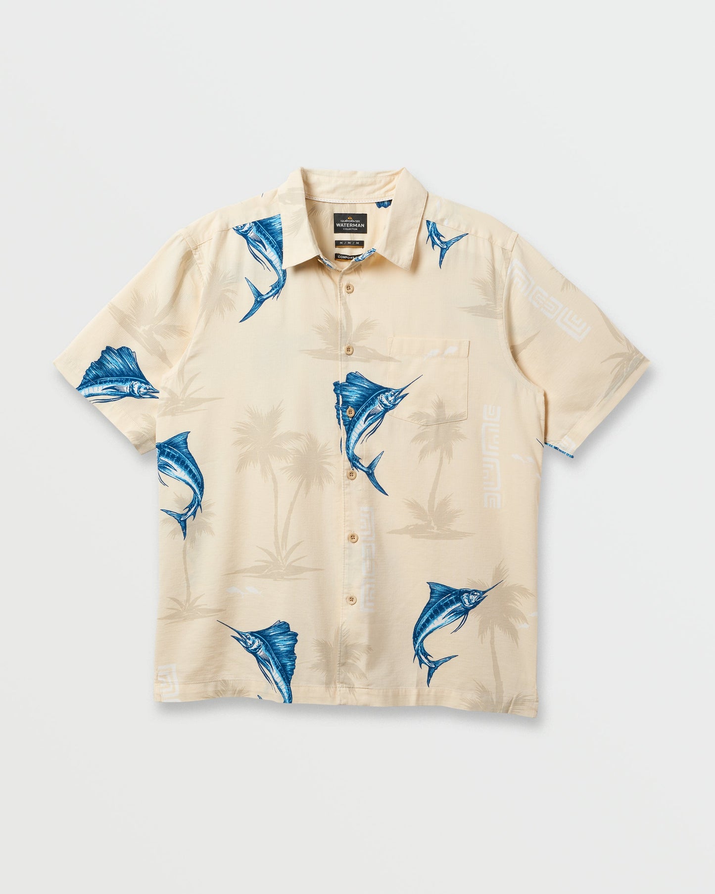 Waterman Playing Hooky Shirt - Sand - Quick Silver