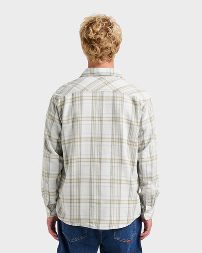 Waterman Bodie Flannel Shirt - Moonbeam - Quick Silver