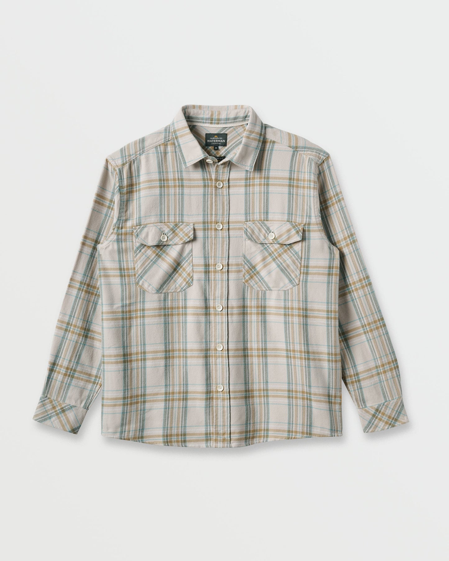 Waterman Bodie Flannel Shirt - Moonbeam - Quick Silver