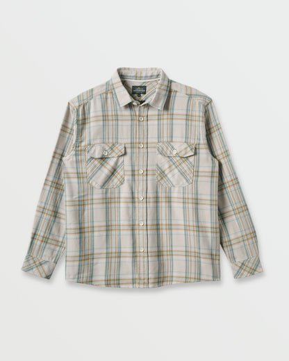 Waterman Bodie Flannel Shirt - Moonbeam - Quick Silver