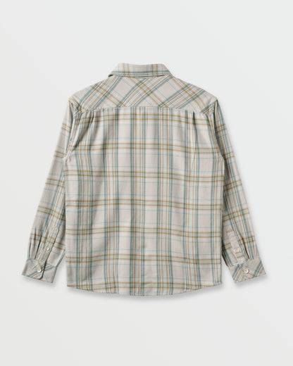 Waterman Bodie Flannel Shirt - Moonbeam - Quick Silver
