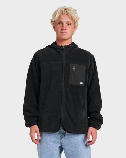 Reversible Zip Hoodie - Black - Quick Silver