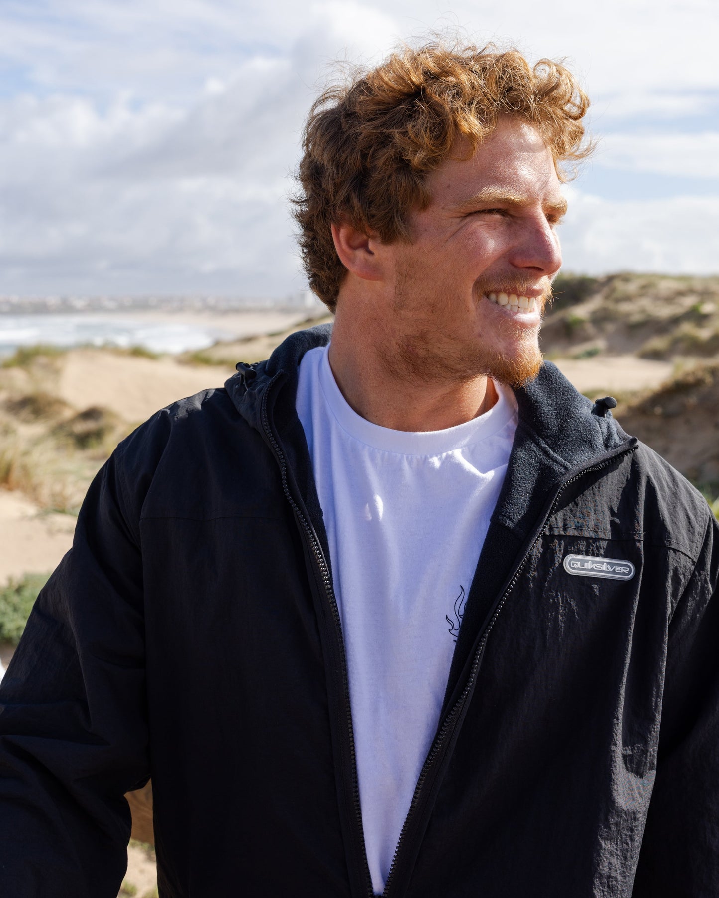 Reversible Zip Hoodie - Black - Quick Silver