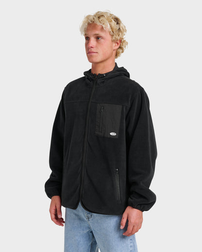 Reversible Zip Hoodie - Black - Quick Silver