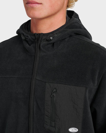 Reversible Zip Hoodie - Black - Quick Silver