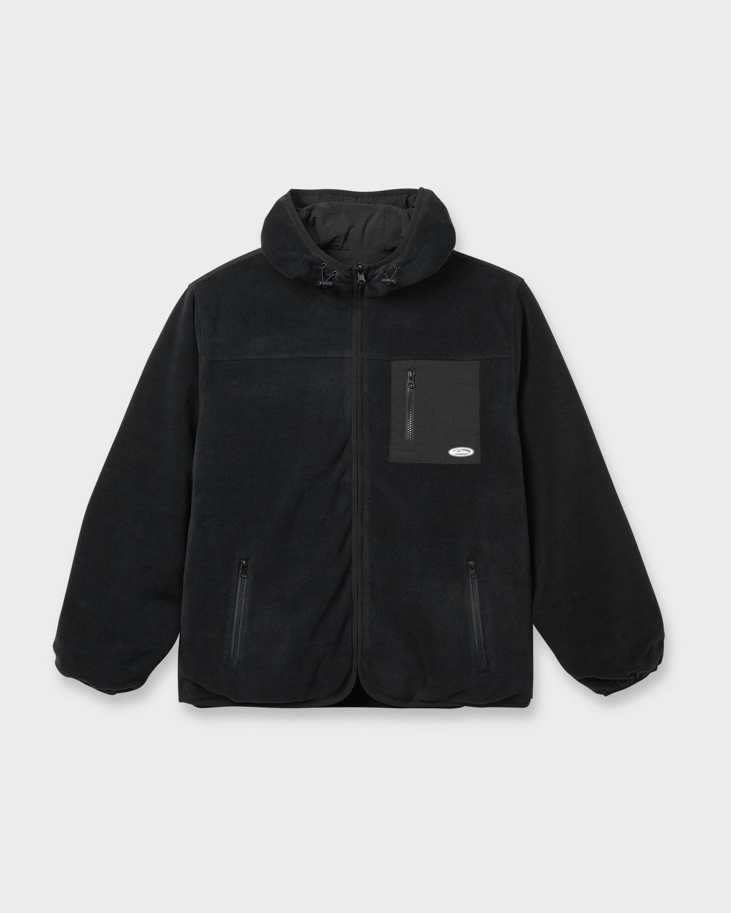 Reversible Zip Hoodie - Black - Quick Silver