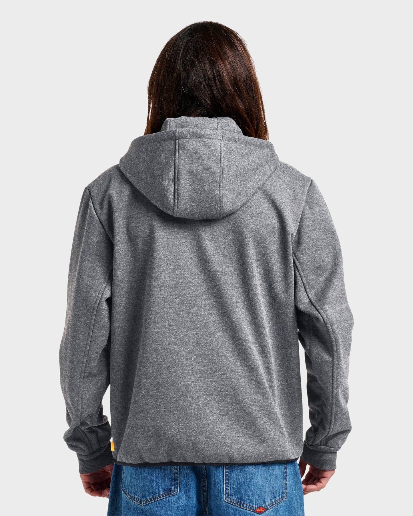 Waterman Departure Zip Sweatshirt - Phantom Heather - Quick Silver