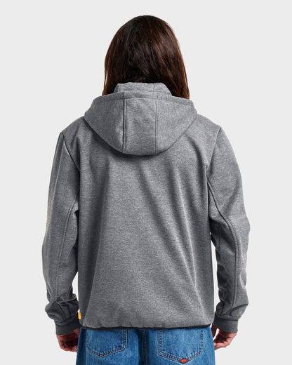 Waterman Departure Zip Sweatshirt - Phantom Heather - Quick Silver