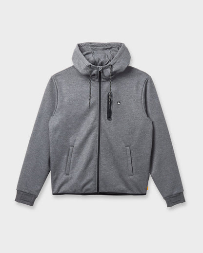 Waterman Departure Zip Sweatshirt - Phantom Heather - Quick Silver