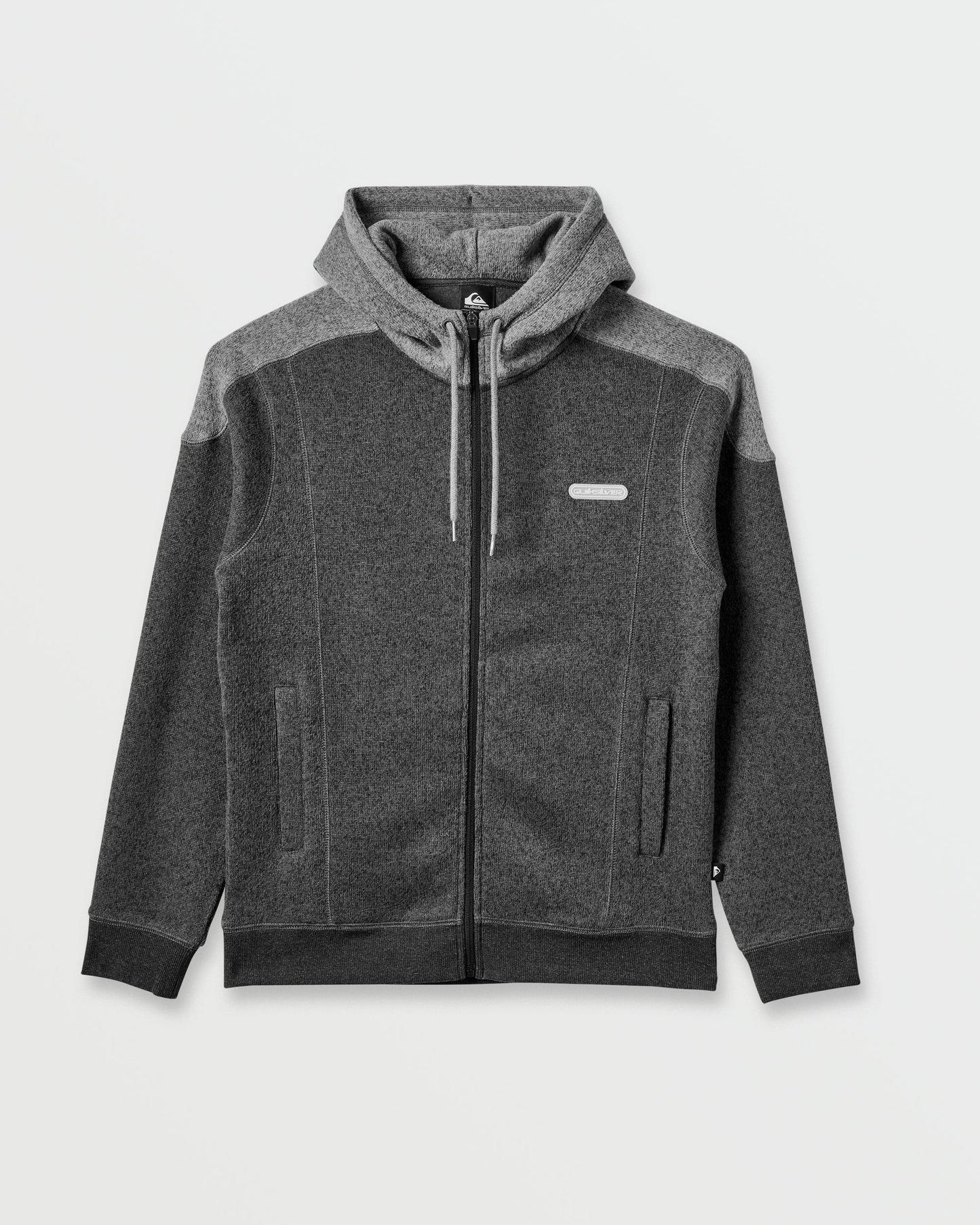 Keller Zip Hoodie - Black Heather - Quick Silver