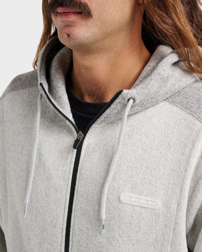 Keller Zip Hoodie - Light Gray Heather - Quick Silver