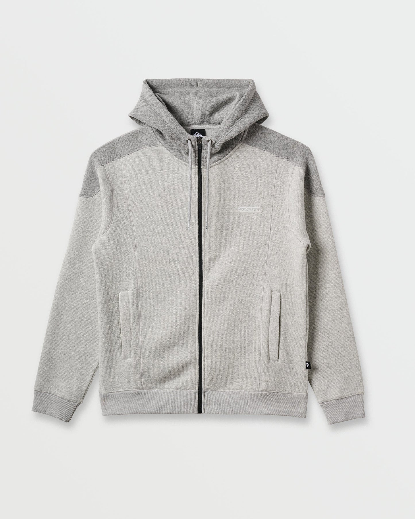 Keller Zip Hoodie - Light Gray Heather - Quick Silver