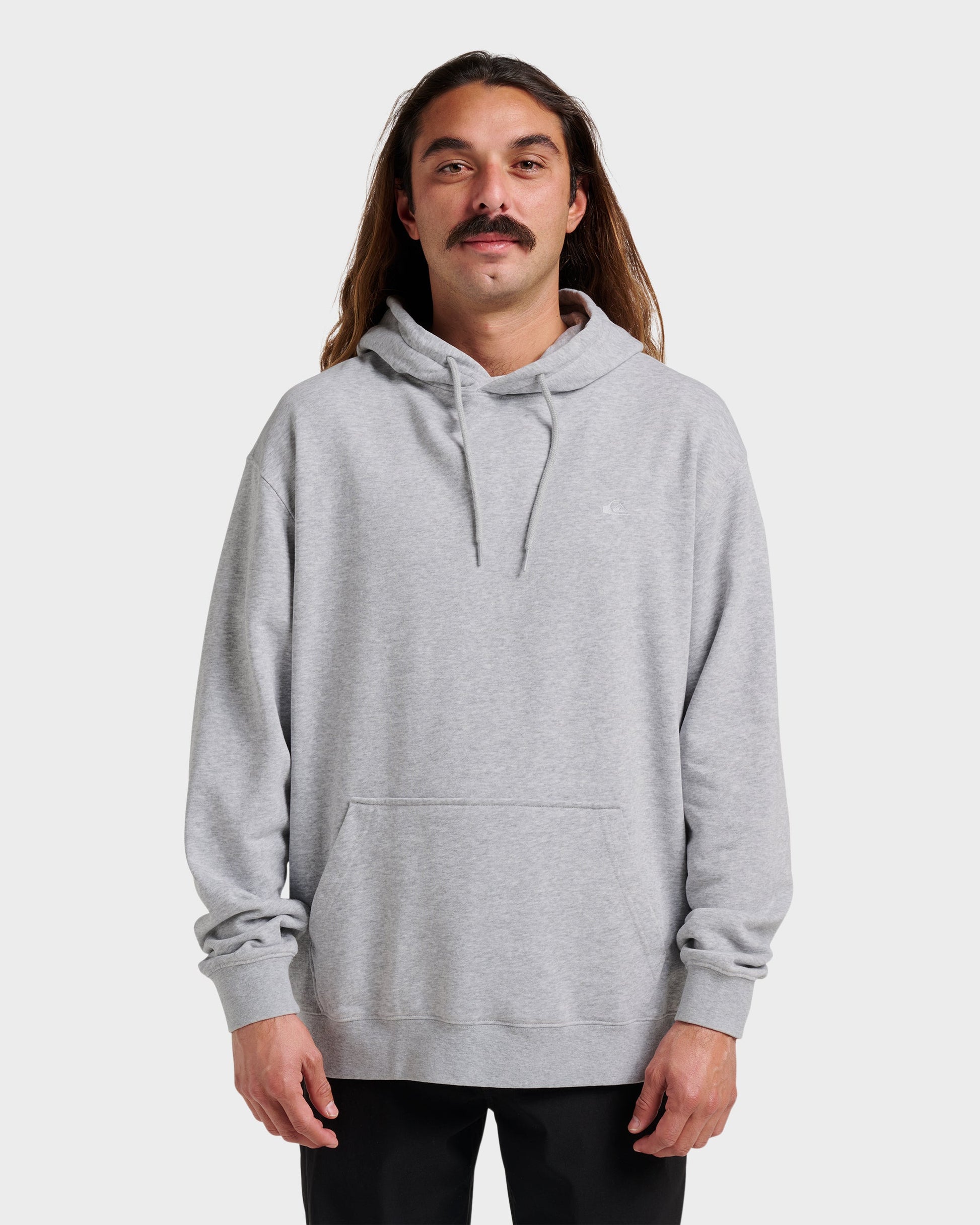 Saltwater Hoodie - White/Heather - Quick Silver