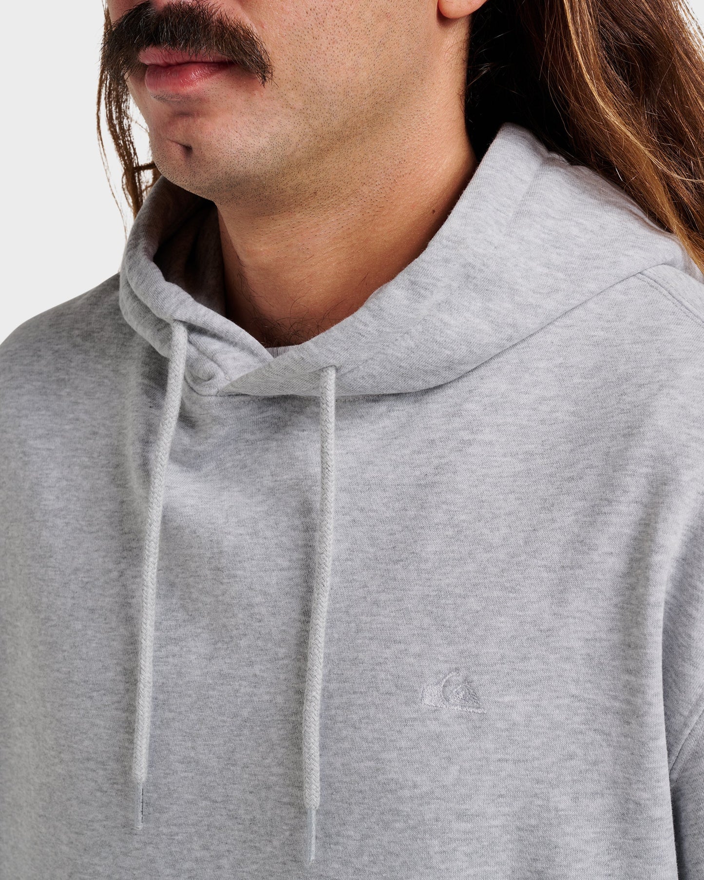 Saltwater Hoodie - White/Heather - Quick Silver